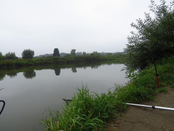 Wisła przed klasztorem w Tyńcu